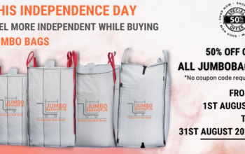 Avail Our Independence Day Offer and Enjoy Jumbo Savings on Our Jumbo Bags!