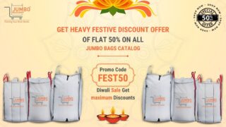 Get Heavy Festive Discount Offer of FLAT 50% on all Jumbo Bags Catalog