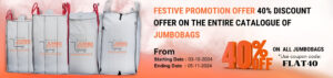 festive sale 40 off on jumbo-bags